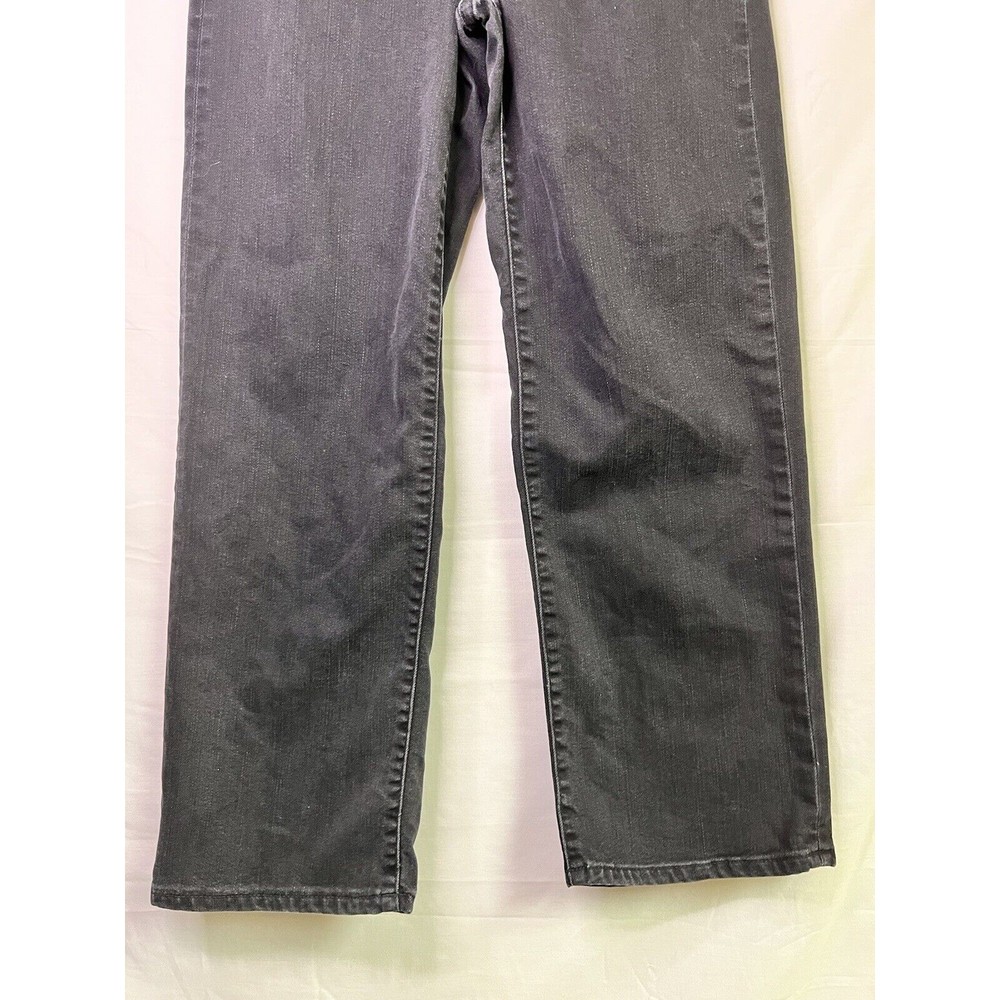 Madewell Women's Black Wide Leg Slim Crop Jeans Size 24 - Picture 4 of 11